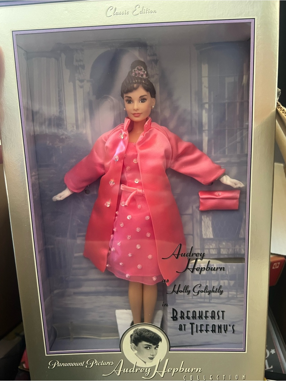 Vintage Audrey Hepburn 'Breakfast at Tiffany's' Pink Doll - Classic Edition